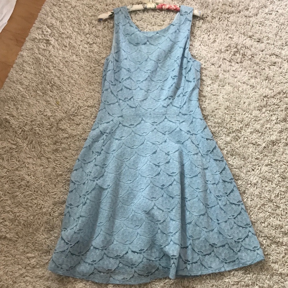 Blue Lace Dress